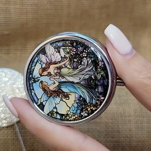 🔥LAST ONE🔥 ART DECO FAIRIES HINGED TRINKET BOX